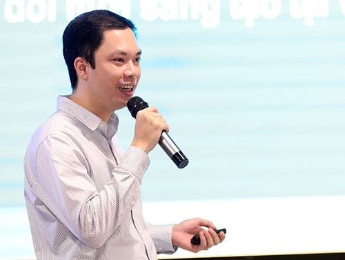 Ông Phan Dũng Nam, Văn phòng đề án 844 chia sẻ thông tin chiều 10/9 tại Hà Nội. Ảnh: Anh Tuấn.