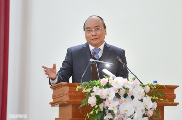 Thủ tướng phát biểu tại Hội nghị. Ảnh: VGP