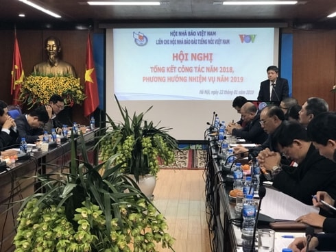 Hội nghị Tổng kết công tác năm 2018, phương hướng nhiệm vụ năm 2019. Ảnh vov.vn.