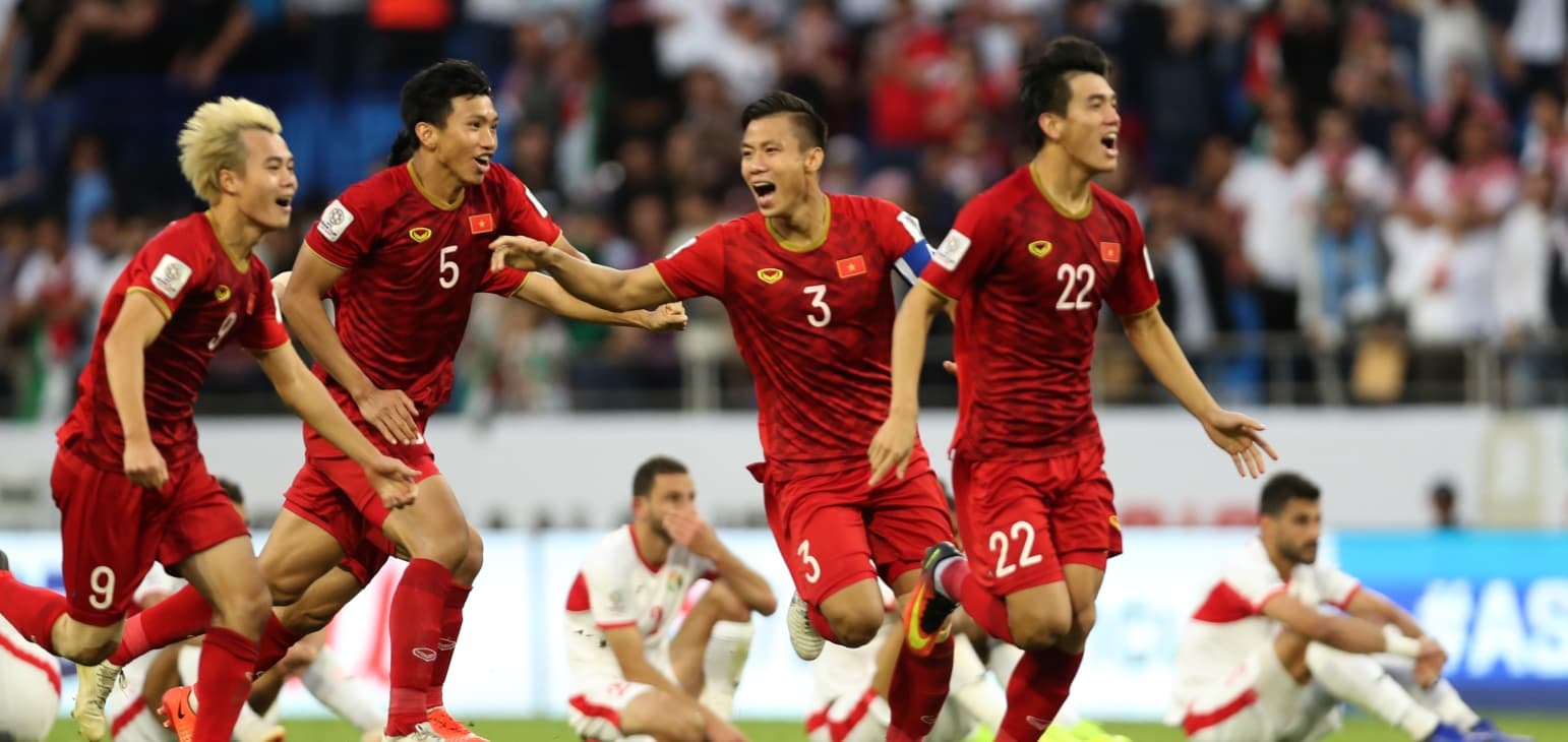 Việt Nam có chiến thắng kịch tính trước Jordan để vào tứ kết Asian Cup 2019 - Ảnh AFC