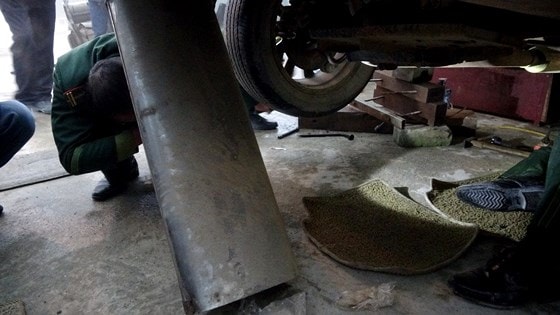 Số heroin được đối tượng cất giấu rất tinh vi. Ảnh T.M
