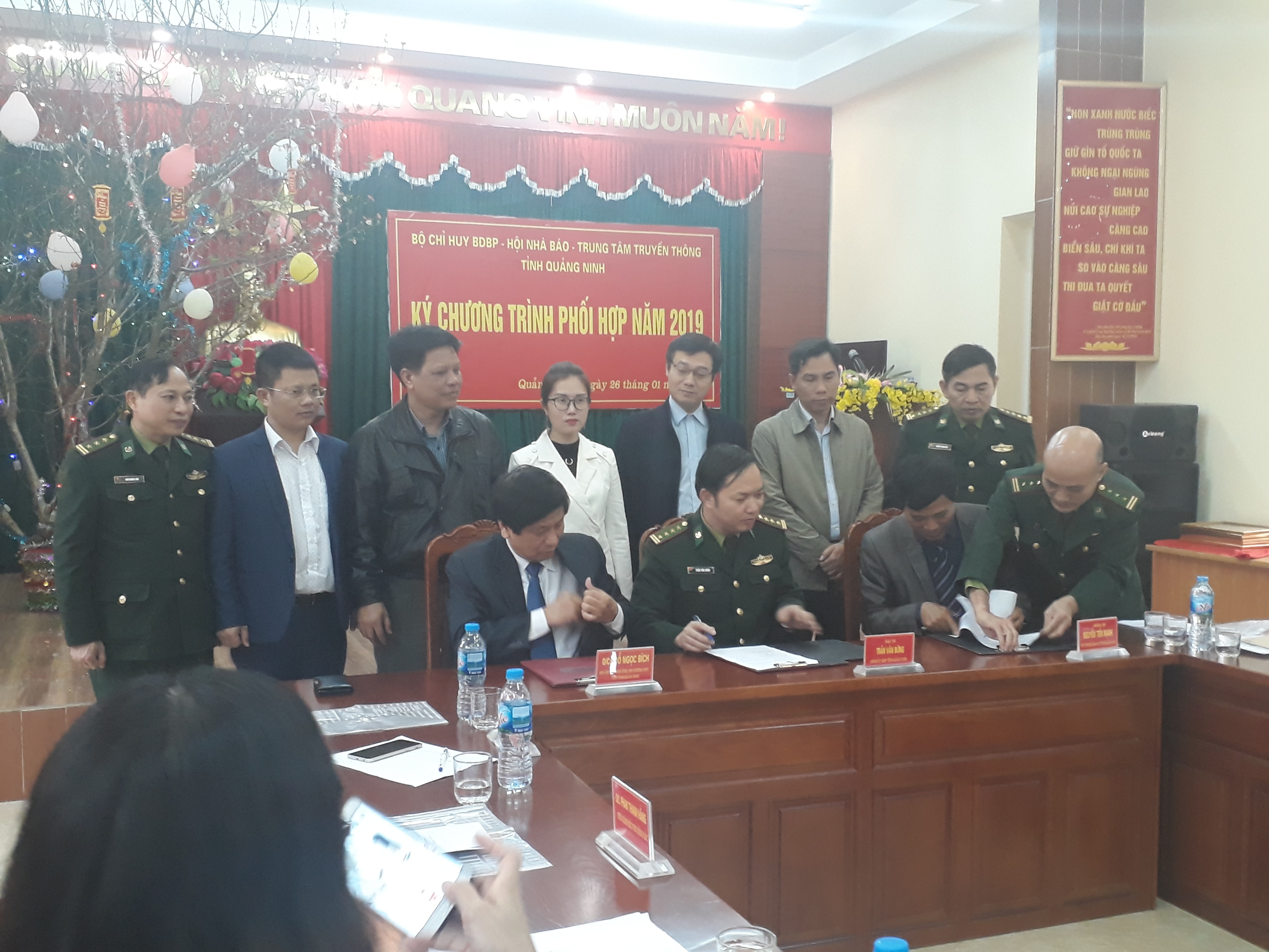 Ký kết phối hợp tuyên truyền năm 2019