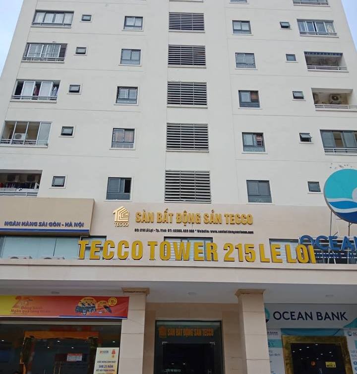 Dự án Tecco Tower ở 215 Lê Lợi, TP. Vinh vi phạm trật tự đô thị nhưng đang