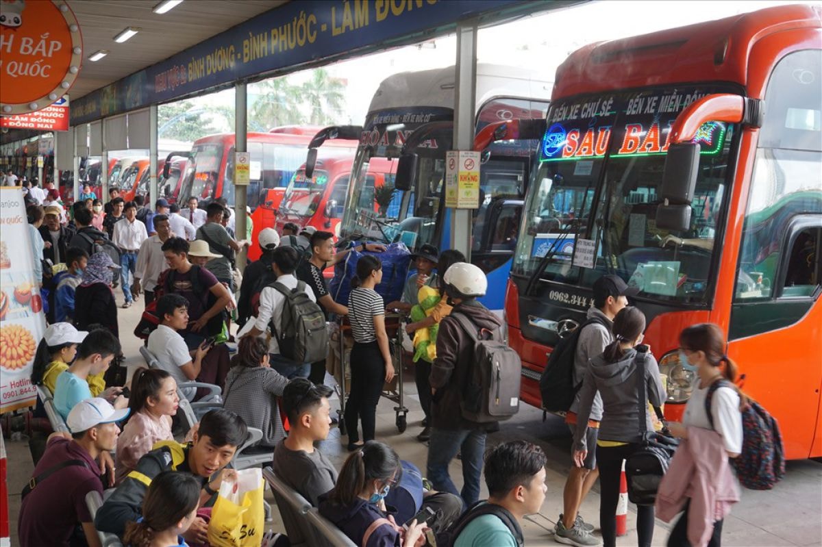 Sở Giao thông Vận tải Hà Nội không được lợi dụng lượng hành khách cao trong dịp Tết Nguyên đán Kỷ Hợi 2019 để tăng giá. Ảnh minh họa.