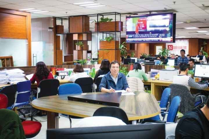 TBT Nguyễn Tiến Thanh tại tòa soạn báo Đời sống & Pháp luật, Người đưa tin.
