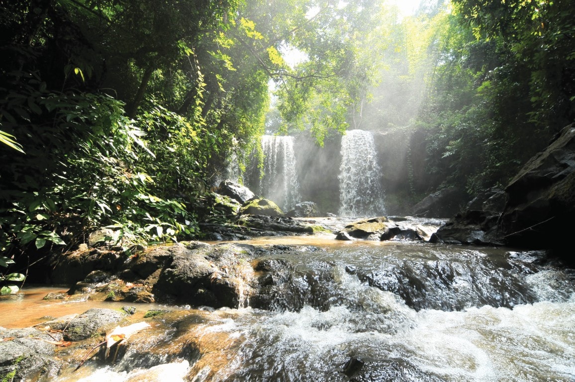 Thác Ràng ở Chiến khu D.