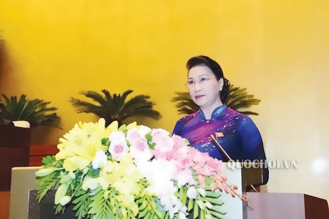 Chủ tịch Quốc hội Nguyễn Thị Kim Ngân.
