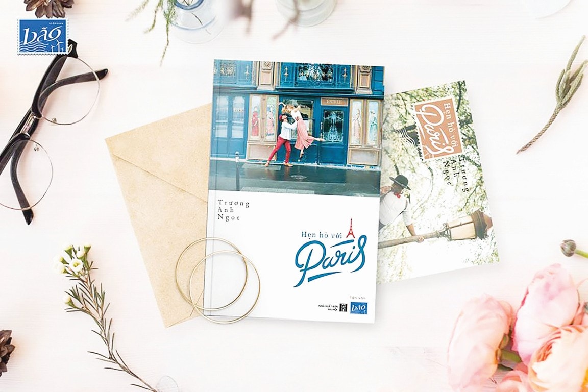 Bìa cuốn sách “Hẹn hò với Paris” do nhãn sách “Bão” giới thiệu.