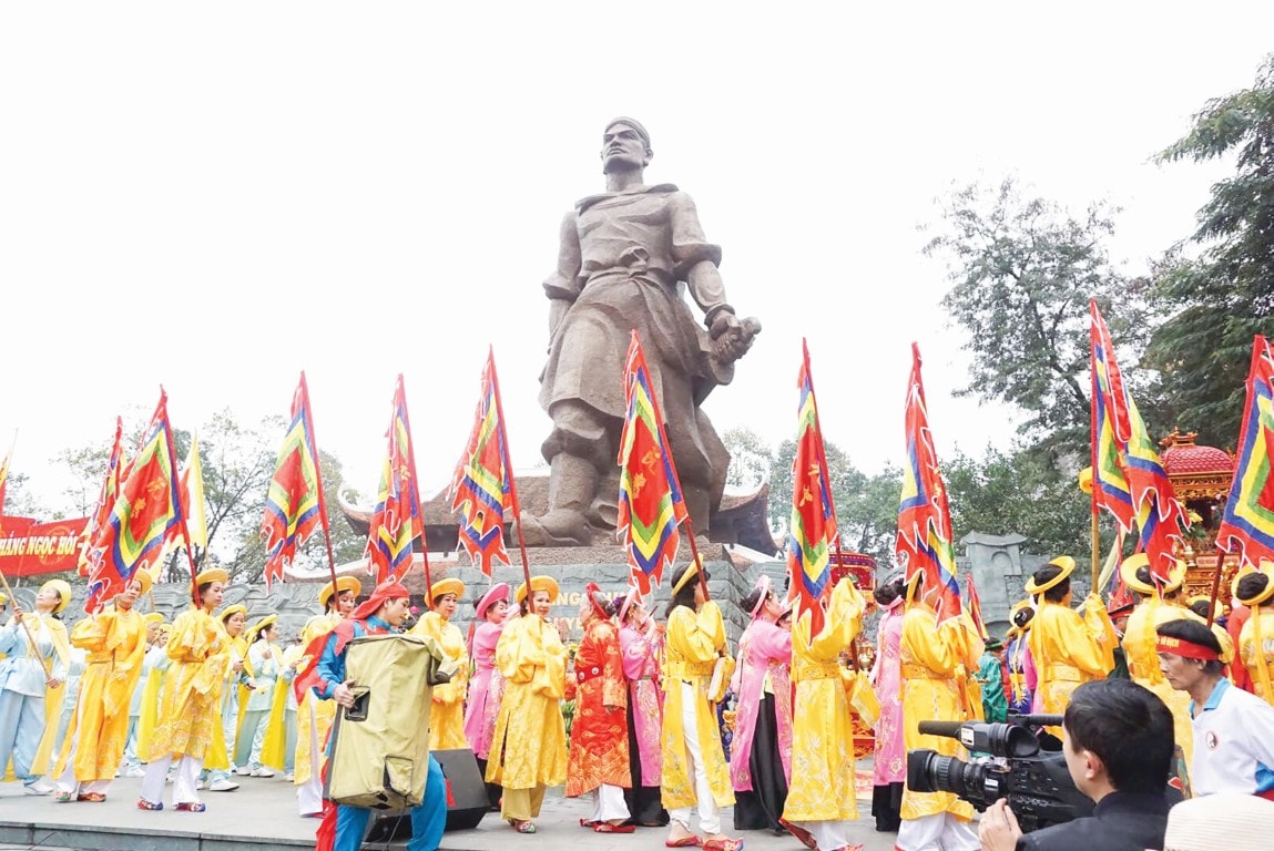 Lễ hội gò Đống Đa năm 2018.