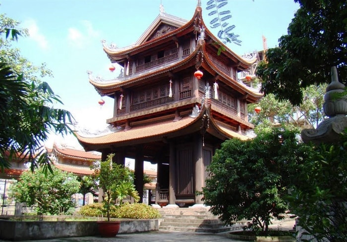 Tháp Chuông Chùa Keo. Ảnh: Báo VH