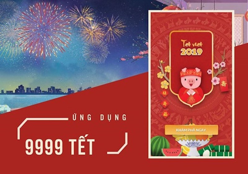 Hàng triệu người đã sử dụng app 9999 tết trong dịp tết Nguyên đán Kỷ Hợi