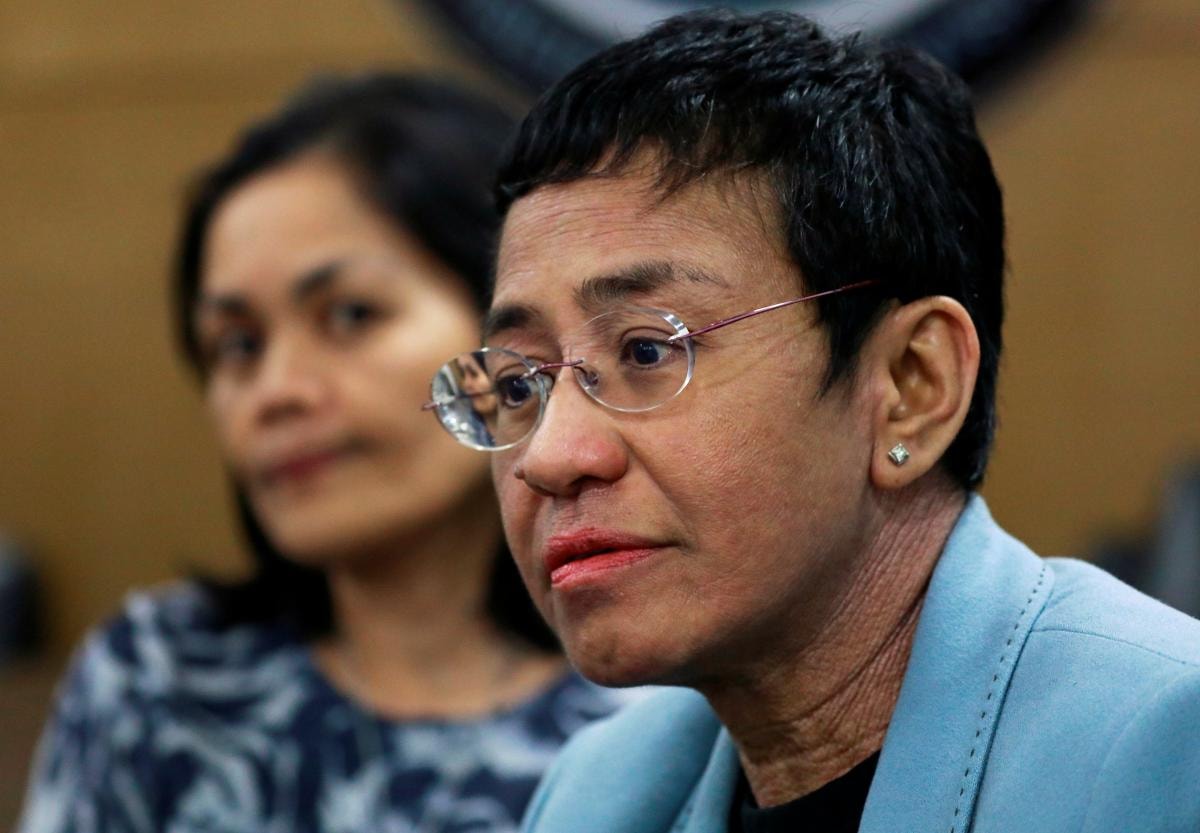 Tổng biên tập tờ Rappler, Maria Ressa. Ảnh: Reuters