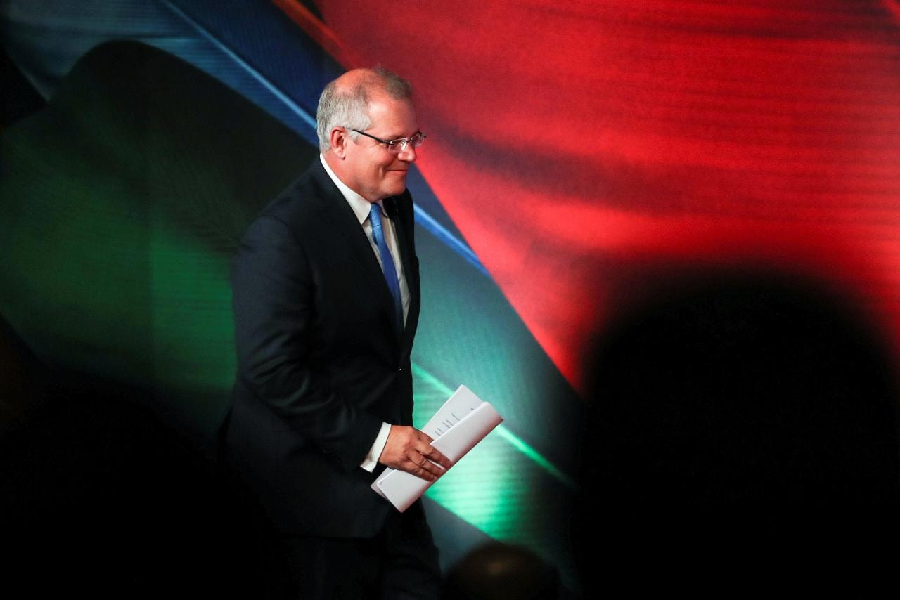 Thủ tướng Australia Scott Morrison. Ảnh: Reuters