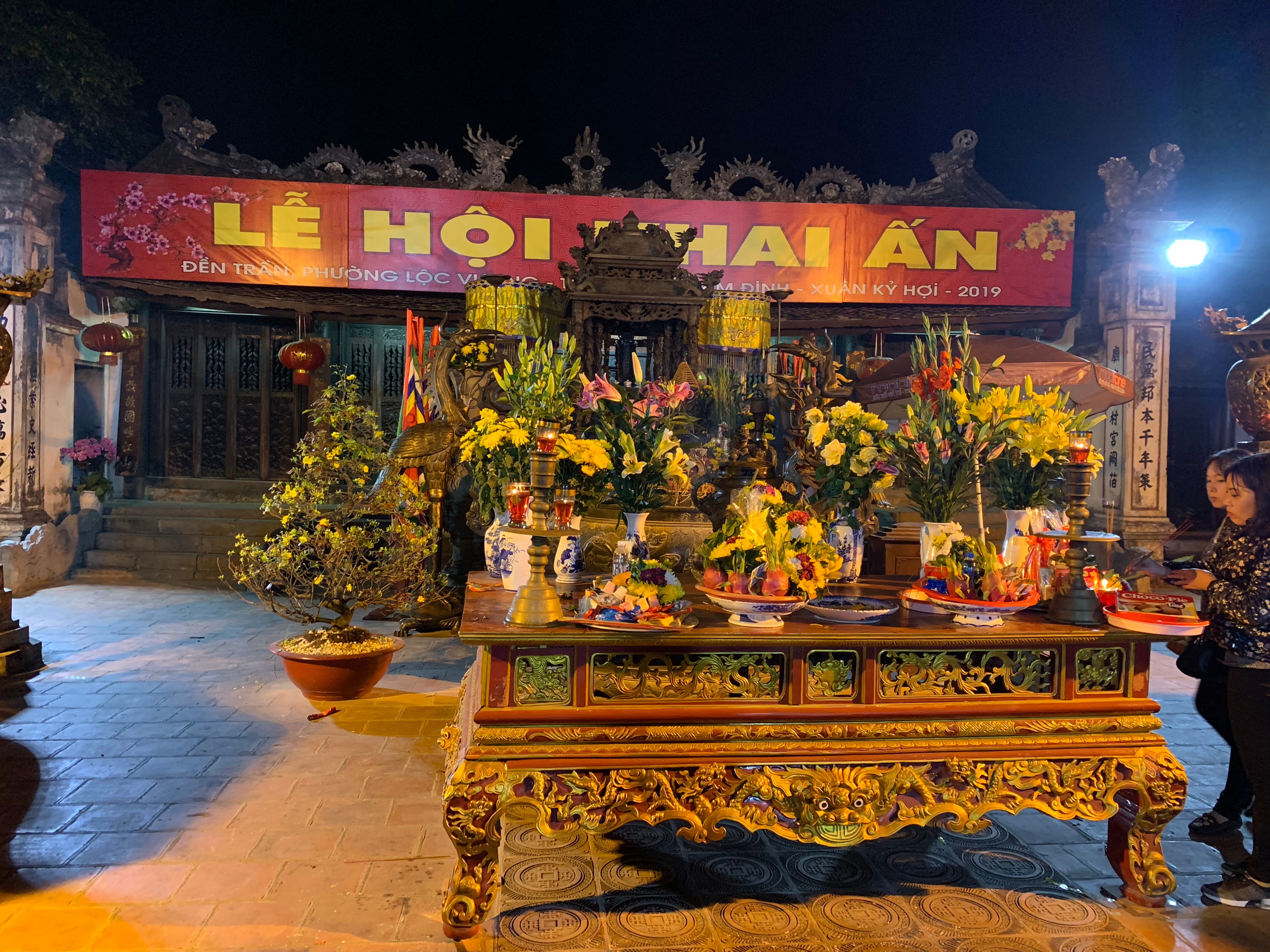 Lễ hội Khai Ấn Đền Trần Nam Định sẽ diễn ra vào đêm ngày 14 rạng sáng ngày 15 tháng giêng năm Kỷ Hợi ( đêm 18 tháng 2 năm 2019) - Ảnh: Hữu Phương
