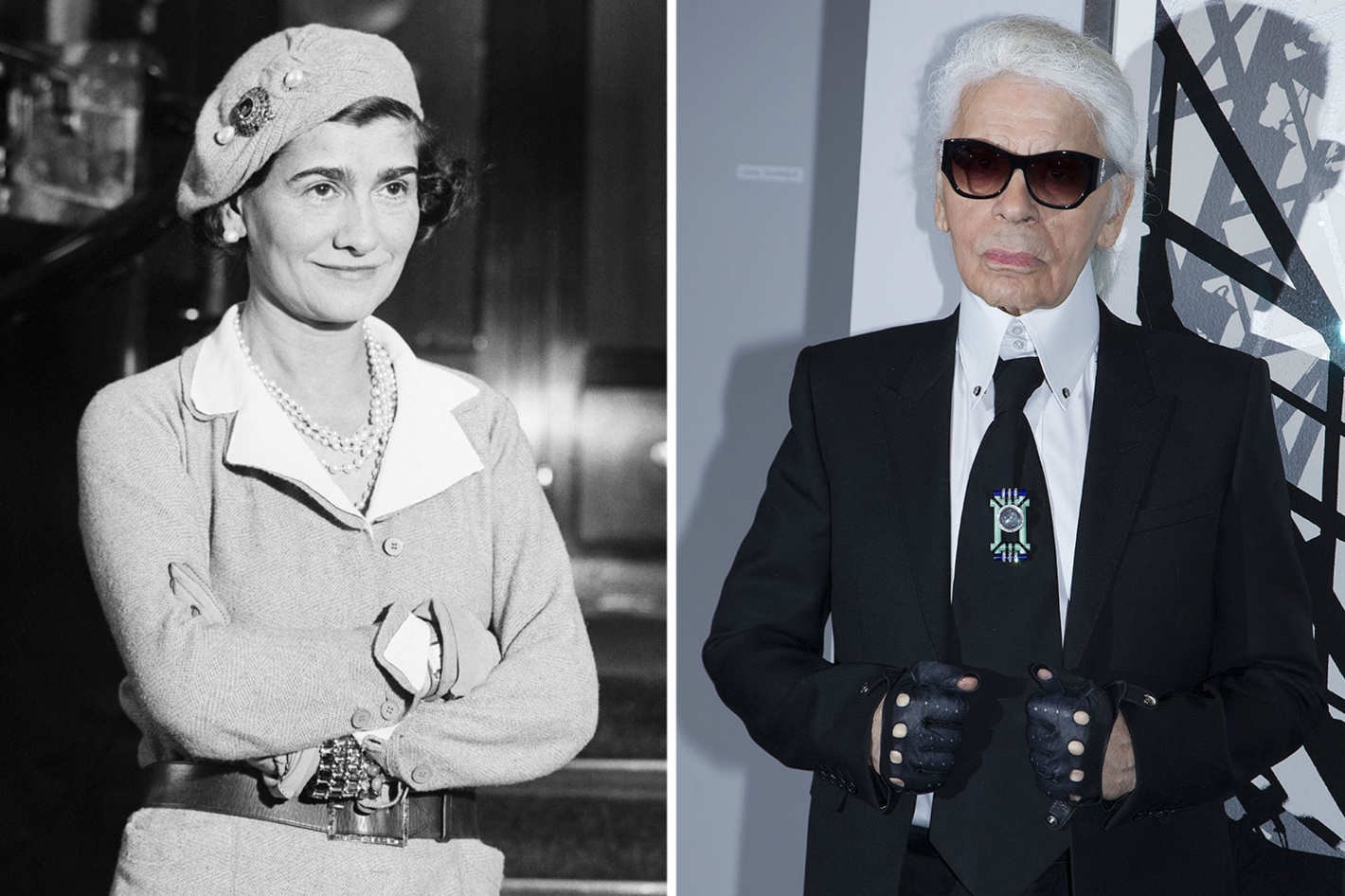 Coco Chanel và Karl Lagerfeld.Ảnh: thecut.com
