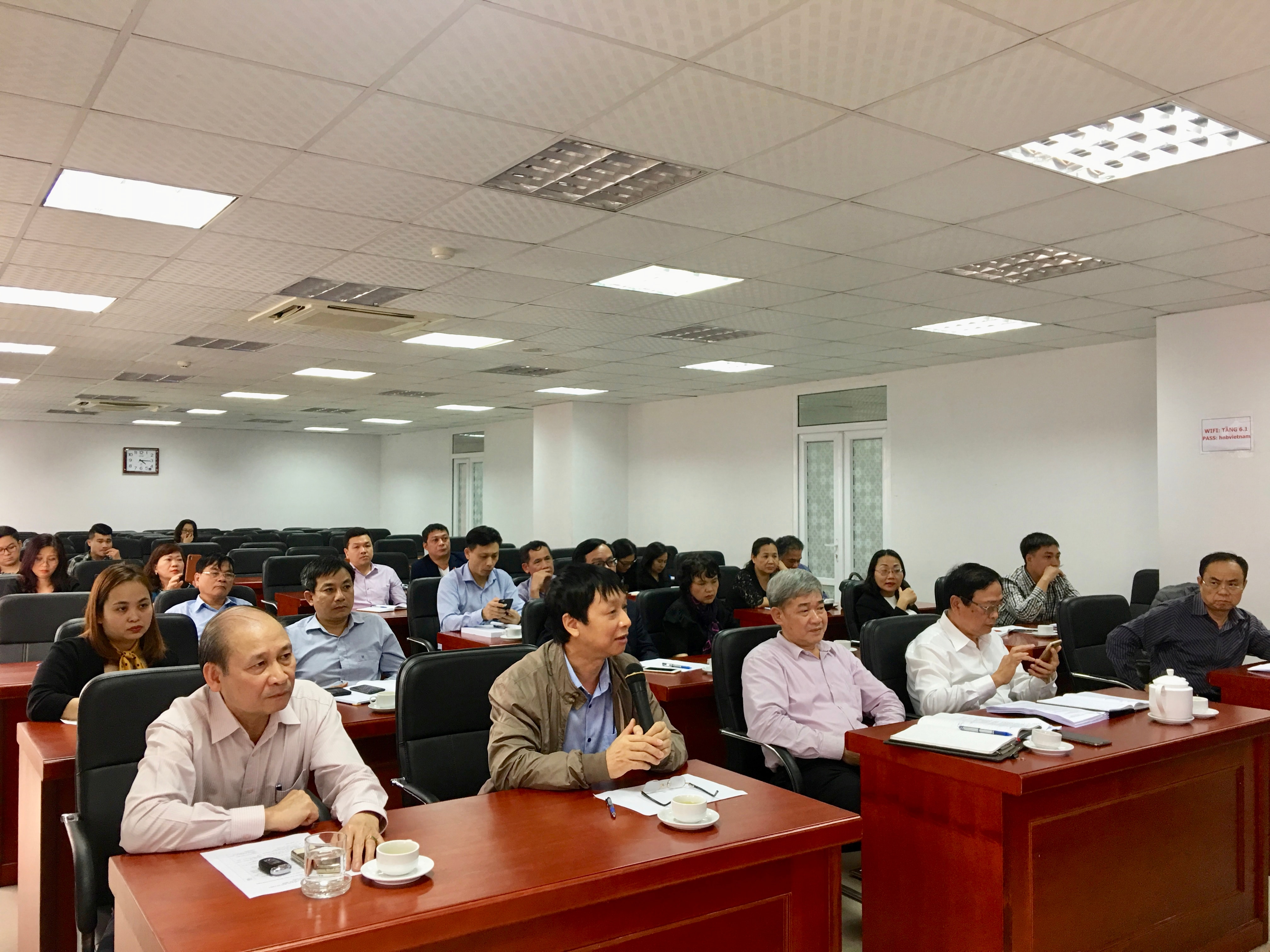 Quang cảnh cuộc họp. Ảnh: Huy Hoàng