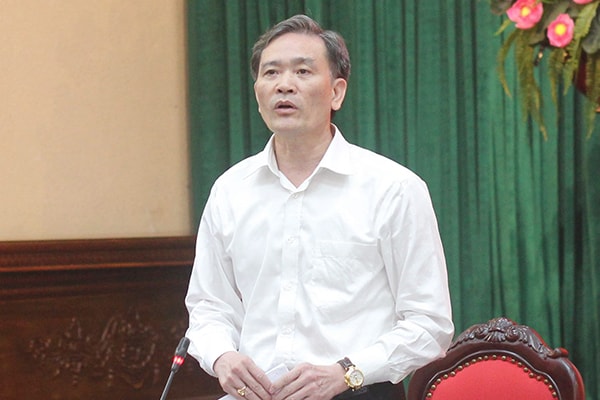 Ông Nguyễn An Huy, Chánh Thanh tra TP Hà Nội . Ảnh: Hương Quỳnh