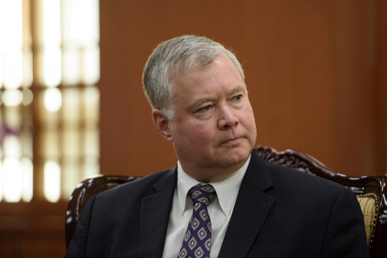 Cố vấn đặc biệt về vấn đề Triều Tiên, Stephen Biegun. Ảnh: Reuters