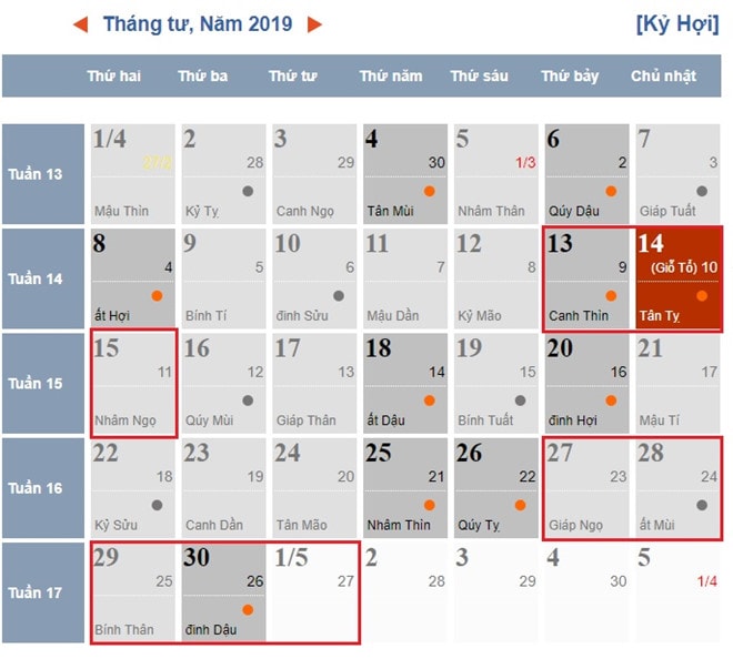 Lịch nghỉ 8 ngày trong dịp Giỗ Tổ Hùng Vương và Lễ 30/4, 1/5 của người lao động. Ảnh: Báo Laodong