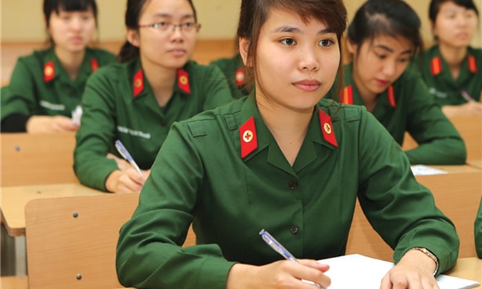 Thí sinh phải đăng ký xét tuyển nguyện vọng 1 (nguyện vọng cao nhất) vào hệ đào tạo đại học, cao đẳng quân sự tại trường quân đội đã nộp hồ sơ sơ tuyển. (Ảnh có tính chất minh họa. Ảnh: Báo tienphong)