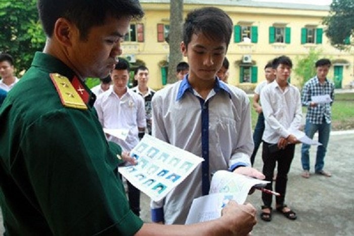 Thí sinh đăng ký dự tuyển vào các trường trong Quân đội năm 2019 phải tham gia sơ tuyển (Ảnh có tính chất minh họa. Ảnh: Báo Anninhthudo)