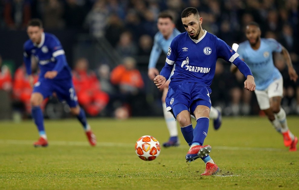 Schalke 04 có lợi thế khi dẫn bàn 2 - 1 sau khi hiệp 1 kết thúc nhưng không thể giành chiến thắng - Ảnh UEFA
