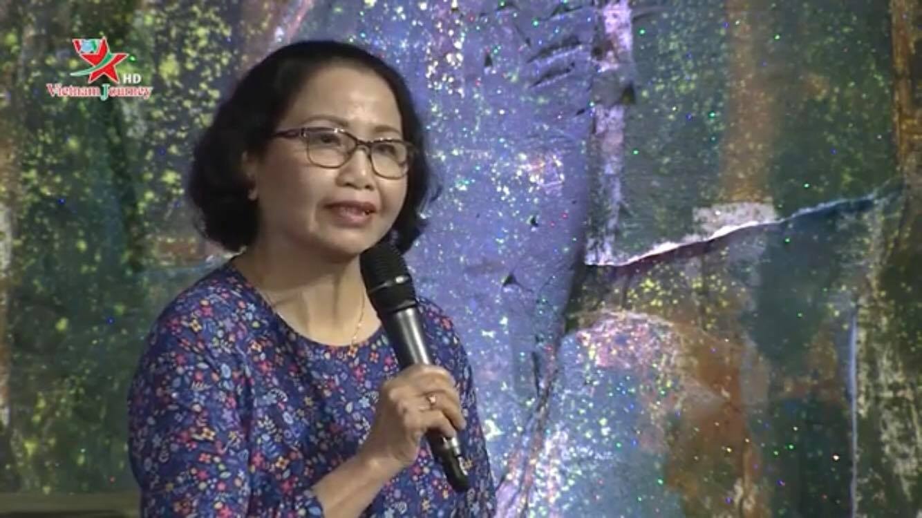 Nhà báo Kim Cúc, nguyên Phó Tổng giám đốc ĐTNVN