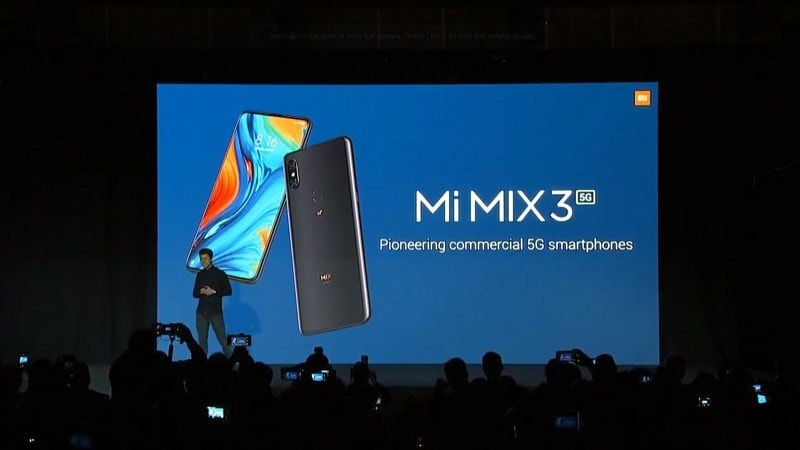 Xiaomi Mi MIX 3 5G ra mắt, thiết kế trượt từ tính.
