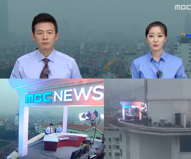 Trường quay dã chiến làm nóng MXH của kênh truyền hình MBC - Hàn Quốc