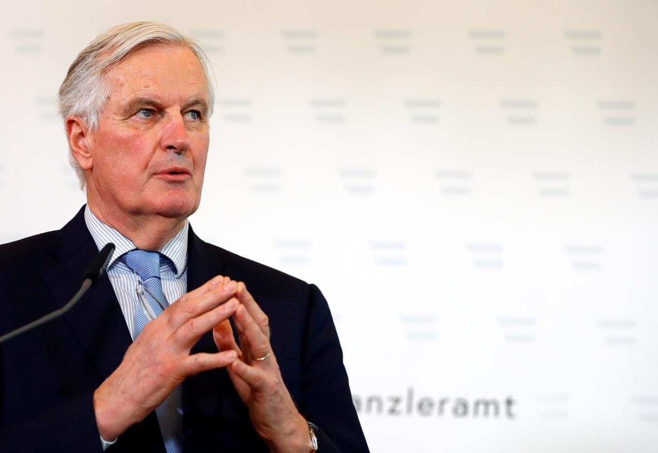 Trưởng phái đoàn đàm phán Brexit của EU, Michel Barnier. Ảnh: Reuters