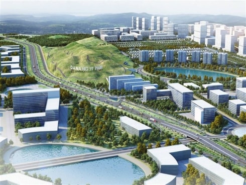 Phối cảnh Khu Công nghệ cao Đà Nẵng
