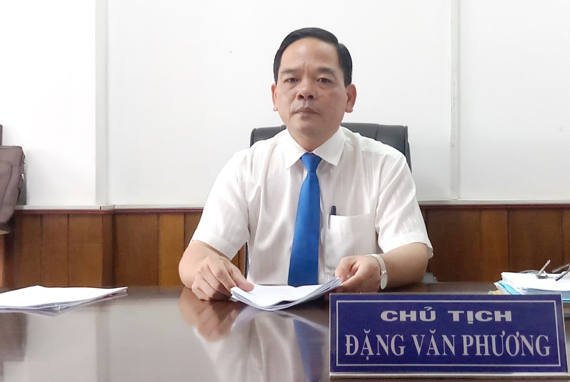 Ông Đặng Văn Phương - Chủ tịch UBND huyện Mỹ Xuyên.