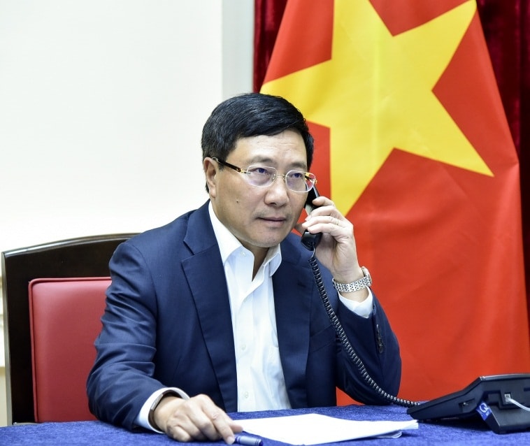 Phó Thủ tướng Phạm Bình Minh đề nghị phía Malaysia bảo đảm xét xử công bằng, trả tự do cho công dân Đoàn Thị Hương. Ảnh: TG&VN