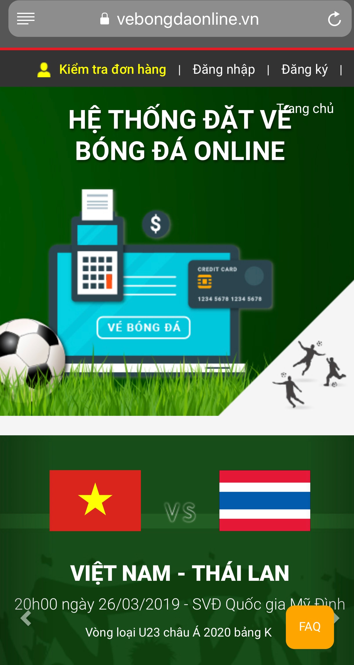 Các hệ thống bán vé Online do VFF kết hợp với các đối tác đang phải bổ sung lượng vé để đảm bảo nhu cầu cổ vũ của người hâm mộ. Ảnh: Hữu Phương