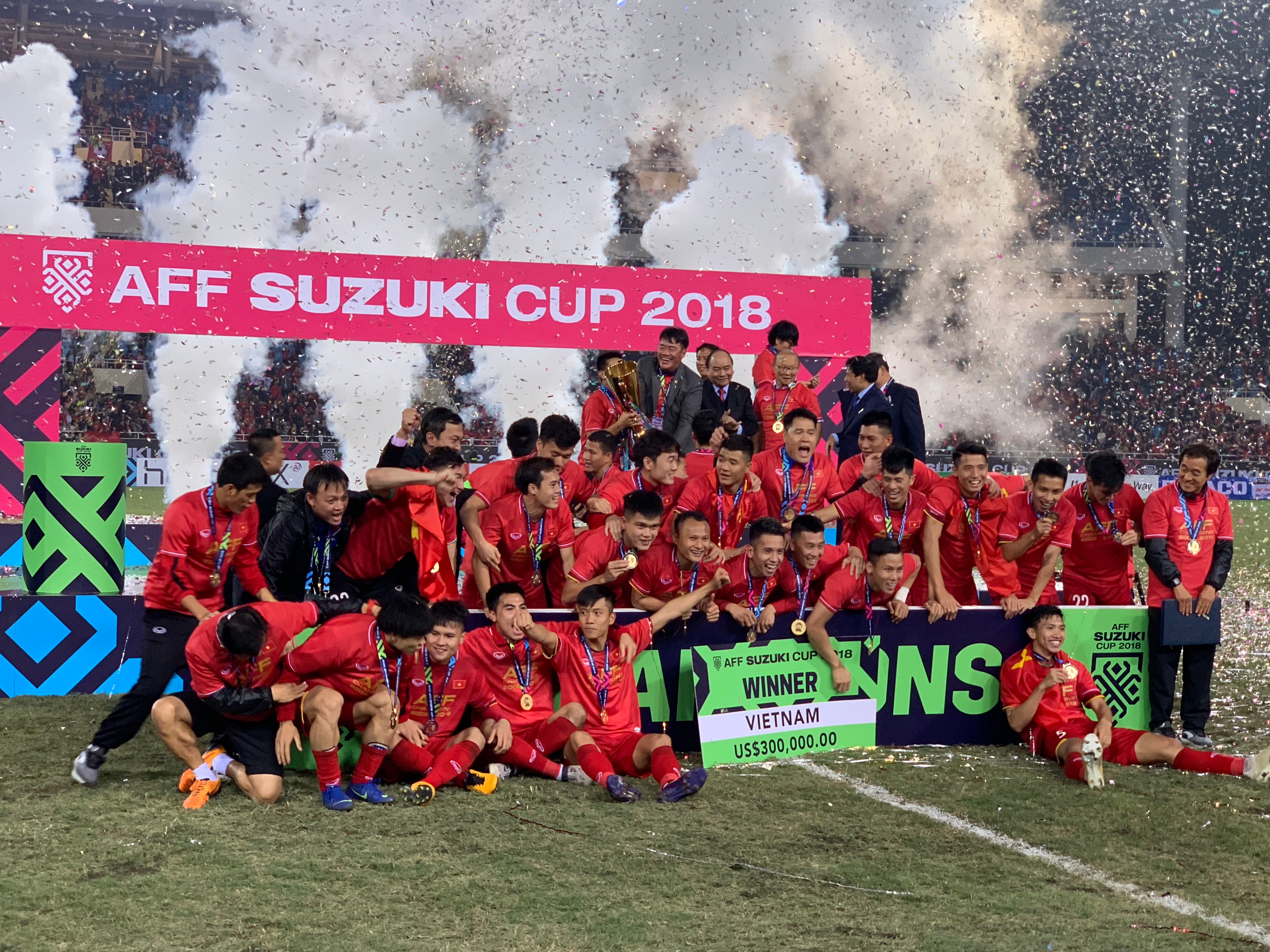 Sau chức vô địch AFF Cup 2018, ĐT Việt Nam cần cọ xát tại nhiều giải đấu lớn để tiếp tục thành công trong năm 2019. Ảnh: Hữu Phương