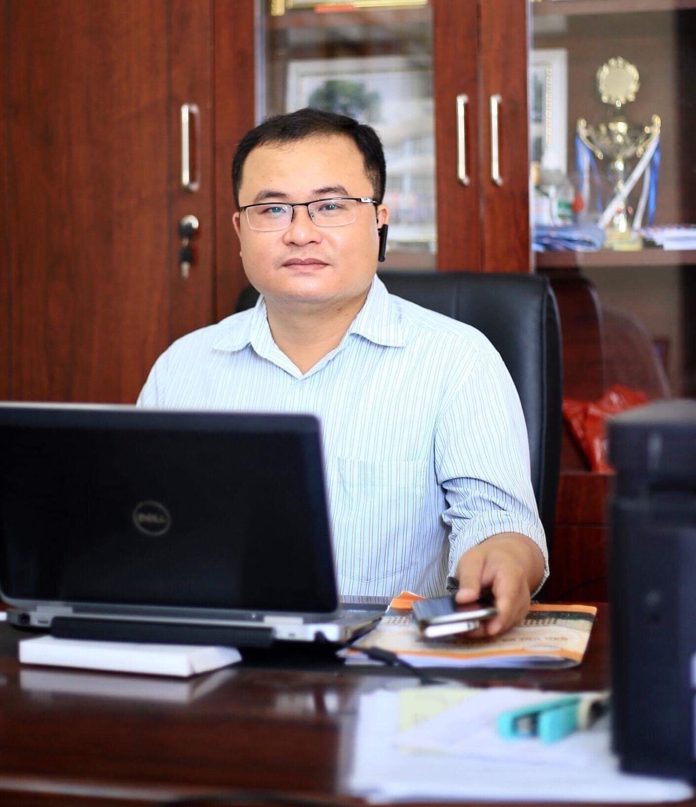 Ông Thái Hồng Đức - Phó Bí thư thường trực Đoàn thanh niên Học viện Báo chí Tuyên truyền. Ảnh: PV