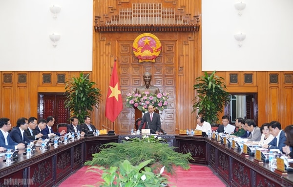 Thủ tướng chủ trì cuộc họp về Đề án thành lập thị xã Sa Pa. Ảnh: VGP
