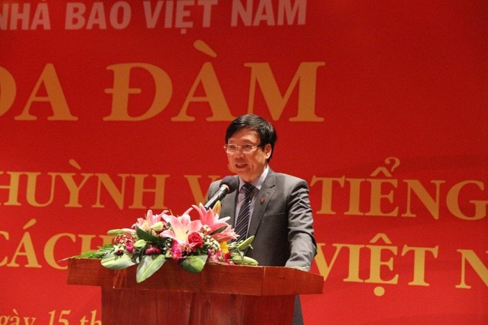 Đồng chí Hồ Quang Lợi – Phó Chủ tịch Thường trực HNBVN phát biểu khai mạc (Ảnh: KTDT)