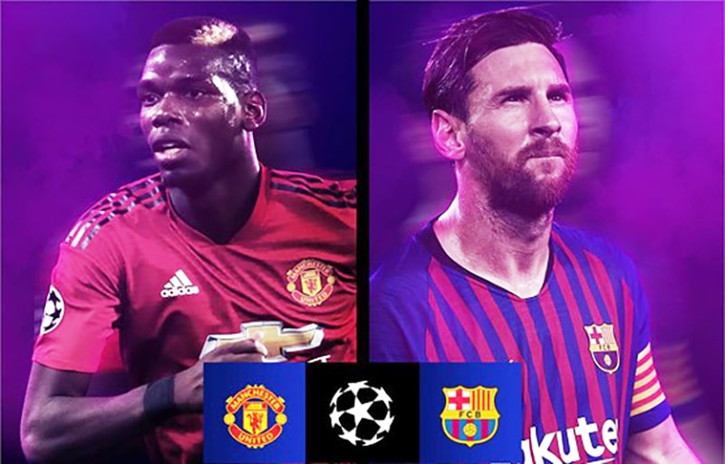MU đối đầu Barcelona là cặp đấu đáng chú ý nhất vòng 8 đội mạnh nhất Châu lục. Ảnh: TT247