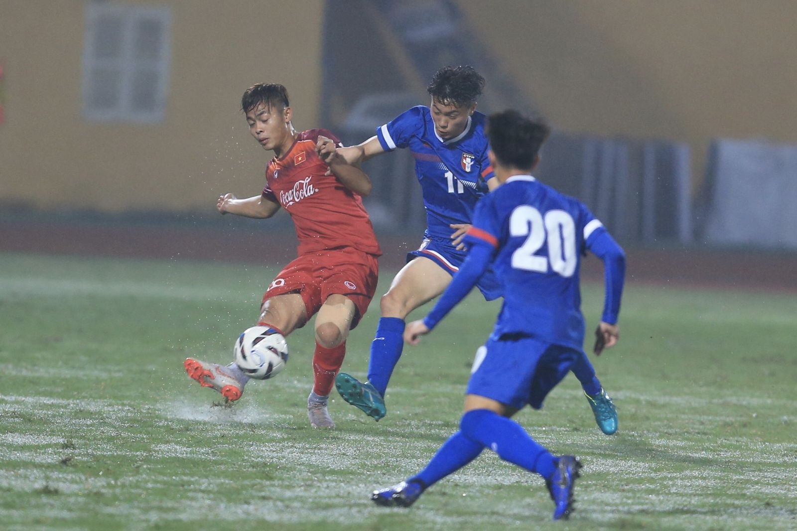 ĐT U23 Việt Nam thử nghiệm nhiều nhân tố trẻ. Ảnh: VFF