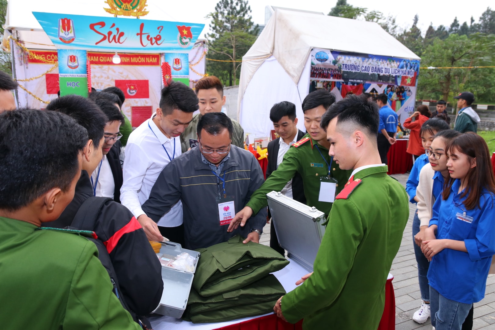 Đặc biệt năm nay Hội trại tại hội báo có sự tham dự của Đoàn TNCS Hồ Chí Minh - Học viện Cảnh sát Nhân dân