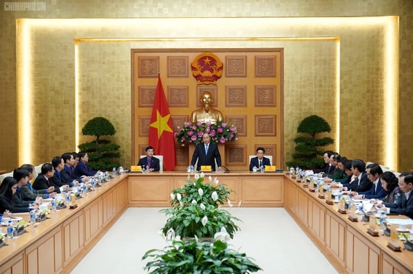 Quang cảnh cuộc làm việc. Ảnh: VGP