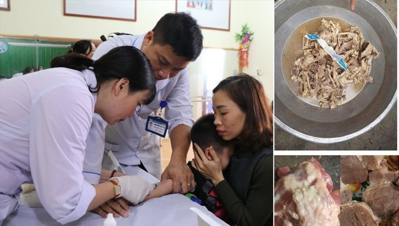 Xét nghiệm sán lợn cho trẻ. Ảnh: T.L