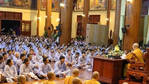 Thuyết giảng tại chùa ba Vàng