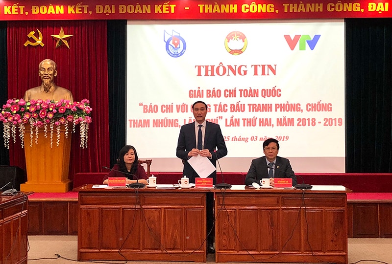 Toàn cảnh buổi họp báo. Ảnh: PV