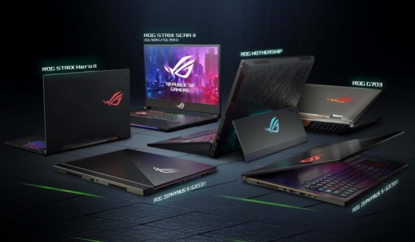 Dải sản phẩm gồm những laptop siêu mỏng tới laptop hiệu năng 