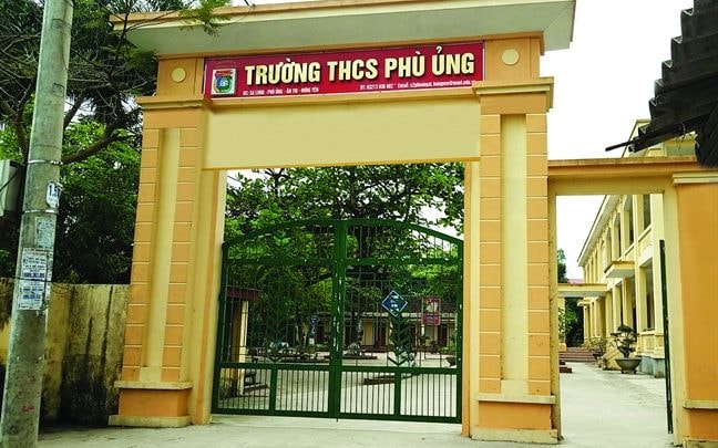 Trường THCS Phù Ủng, Hưng Yên - nơi vừa xẩy ra vụ bạo lực học đường đau lòng