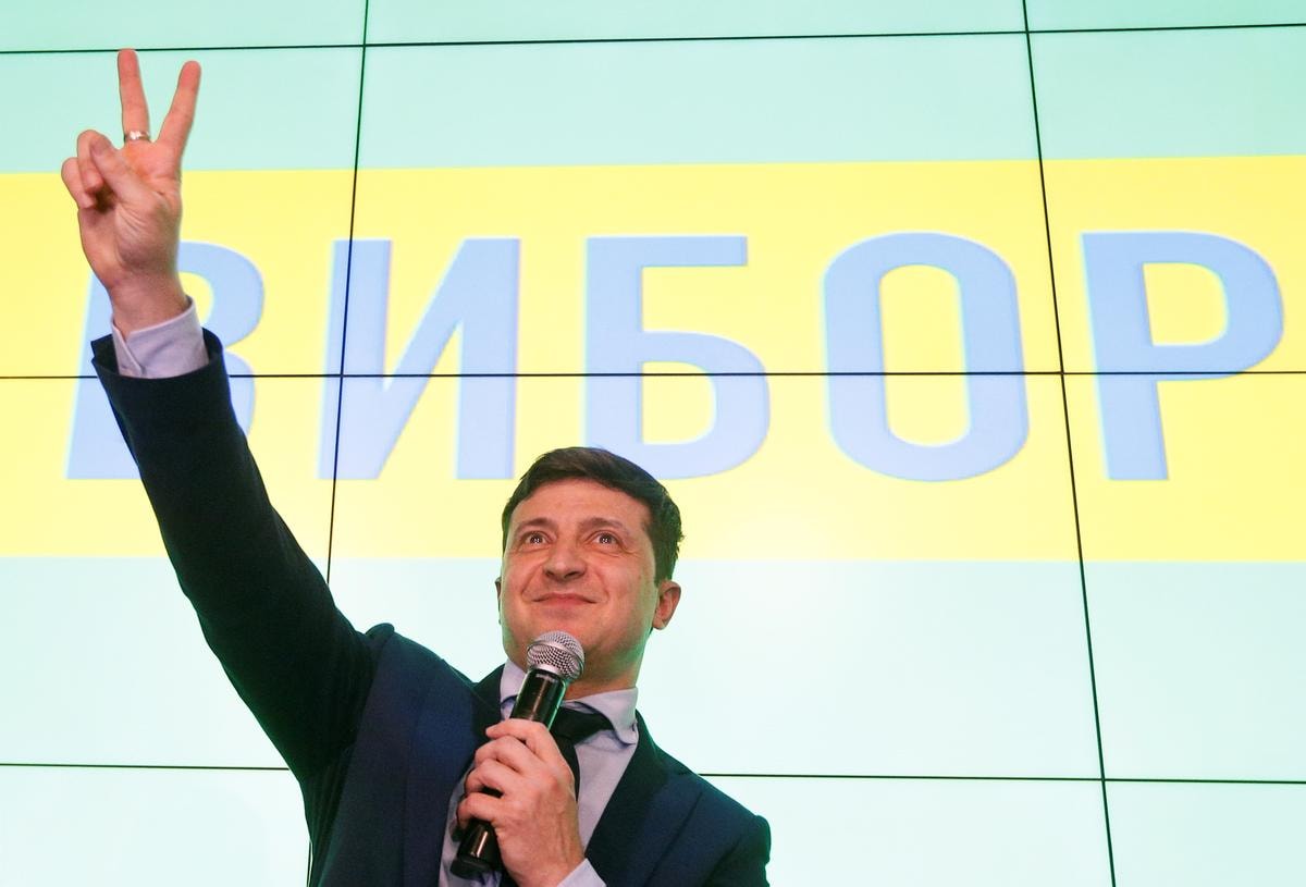 Ứng viên Volodymyr Zelenskiy. Ảnh: Reuters