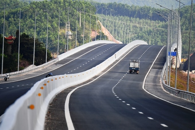Theo thiết kế, cao tốc cao tốc Vân Đồn – Móng Cái với tổng chiều dài tuyến 80,2 km. Ảnh minh họa.