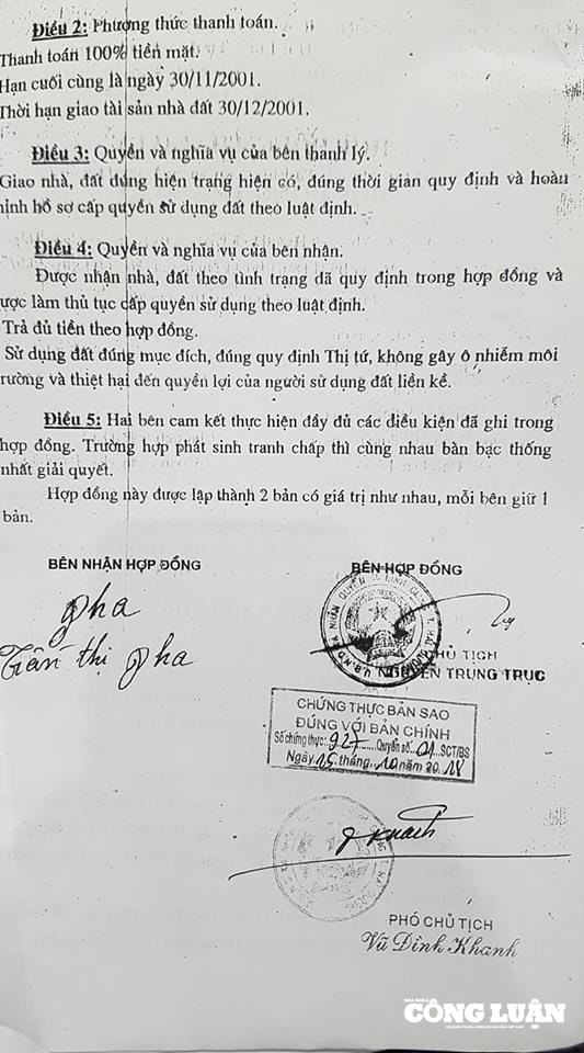 HĐ thanh lí Trạm y tế xã của UBND xã Nhân Quyền